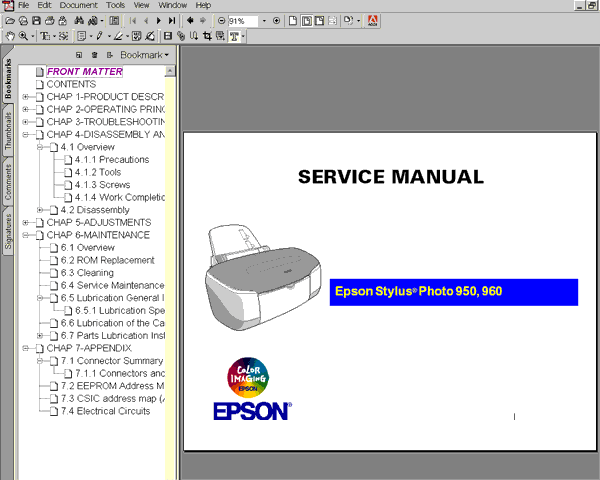 Epson stylus photo 950 user manual download pdf
